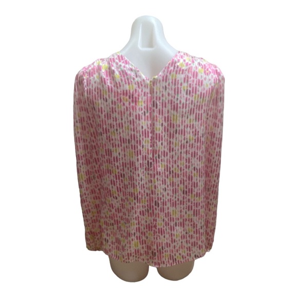 NWT Kate Spade Marker Floral Devore Top Size Medium  [313] - Picture 2 of 5